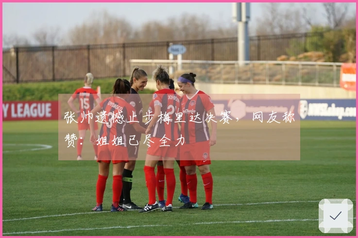 张帅遗憾止步梅里达决赛，网友称赞：姐姐已尽全力