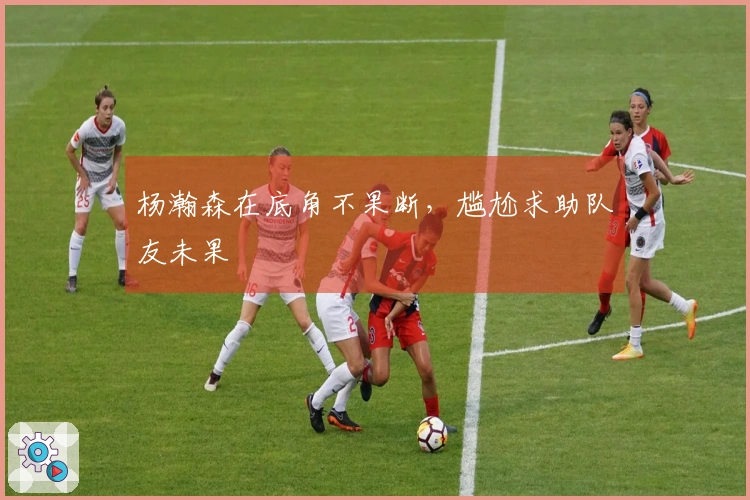 杨瀚森在底角不果断，尴尬求助队友未果